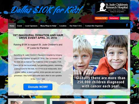 Websites for charitable causes in Texas