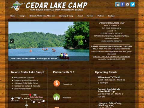 mobile-friendly websites for Christian camps