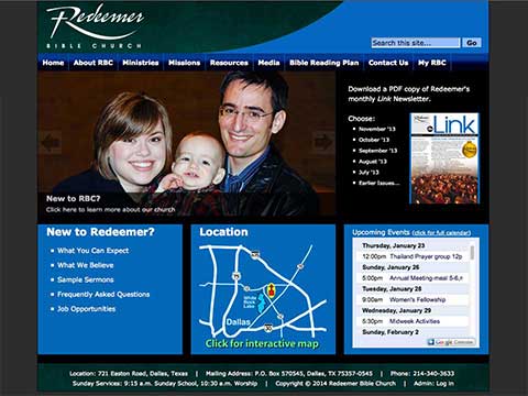 Dallas Seminary grad, Brad Hepp, designs, hosts, and maintains websites for Texas churches and non-profit organizations