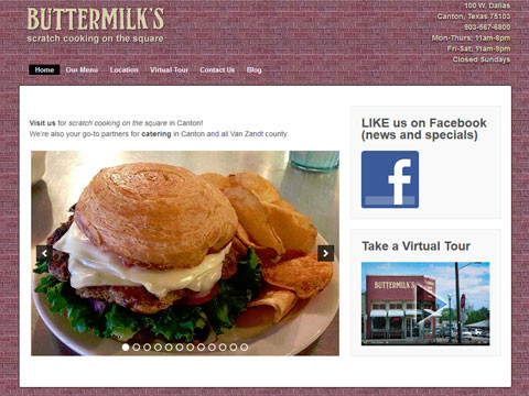 Wordpress website design for restaurants and cafes